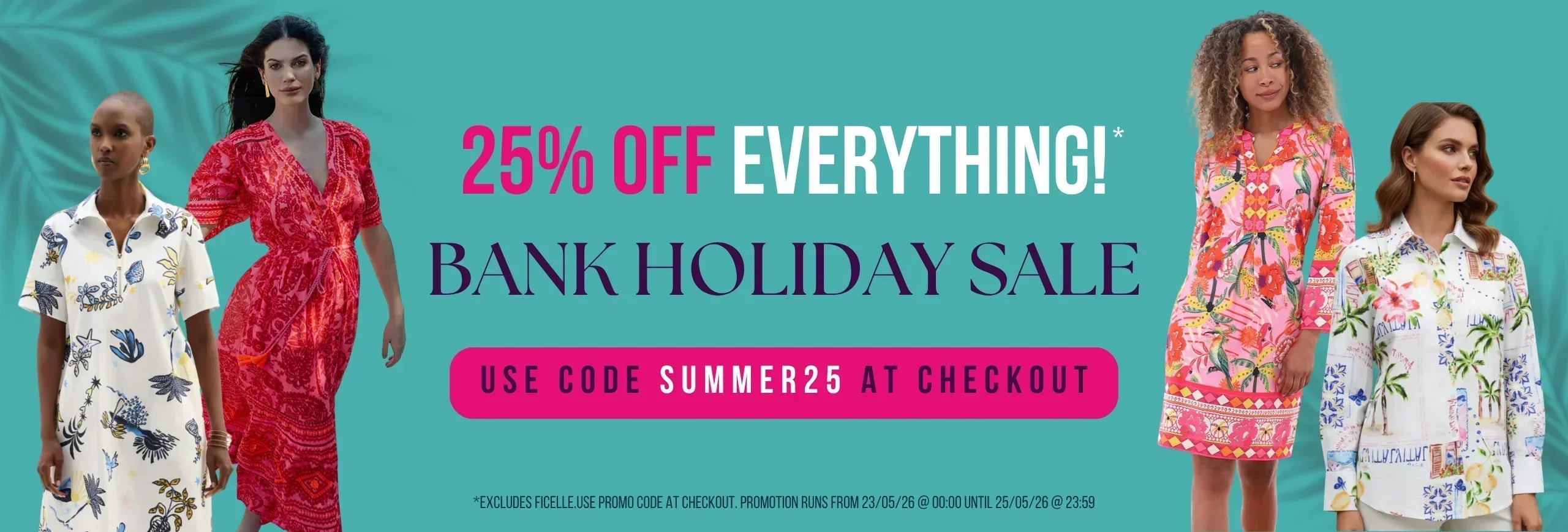 Bank Holiday Sale Is Here – 25% Off Everything* This Weekend Only