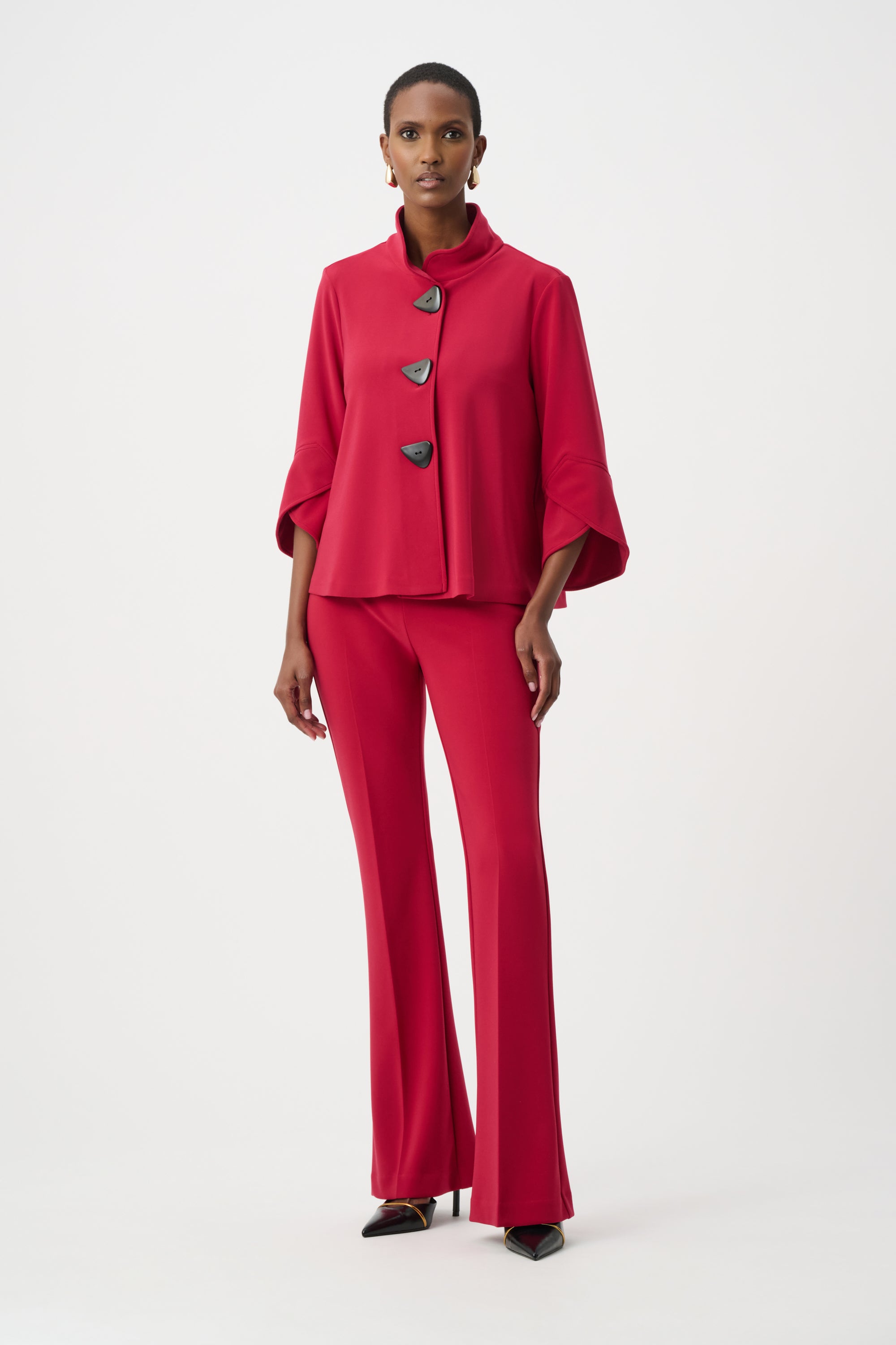 Joseph Ribkoff - 193198f26 - Jacket - Deep Cherry - New – Lady