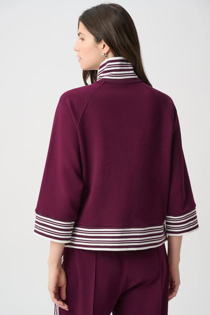 Joseph Ribbkoff - 261617w26 - Elderberry - Sport Top - New