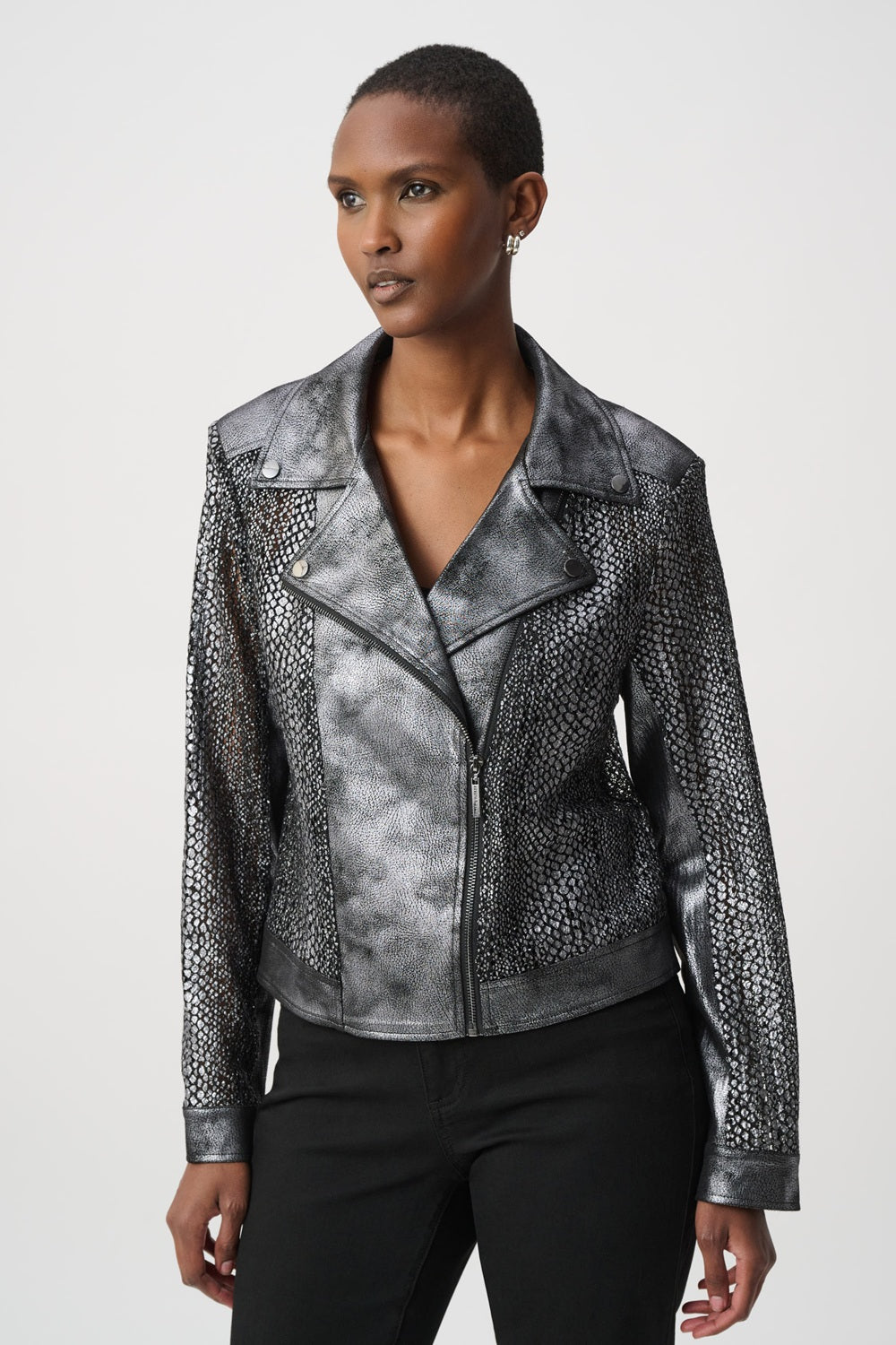 Joseph Ribkoff - 262902 - Black/Gunmetal - Jacket - New