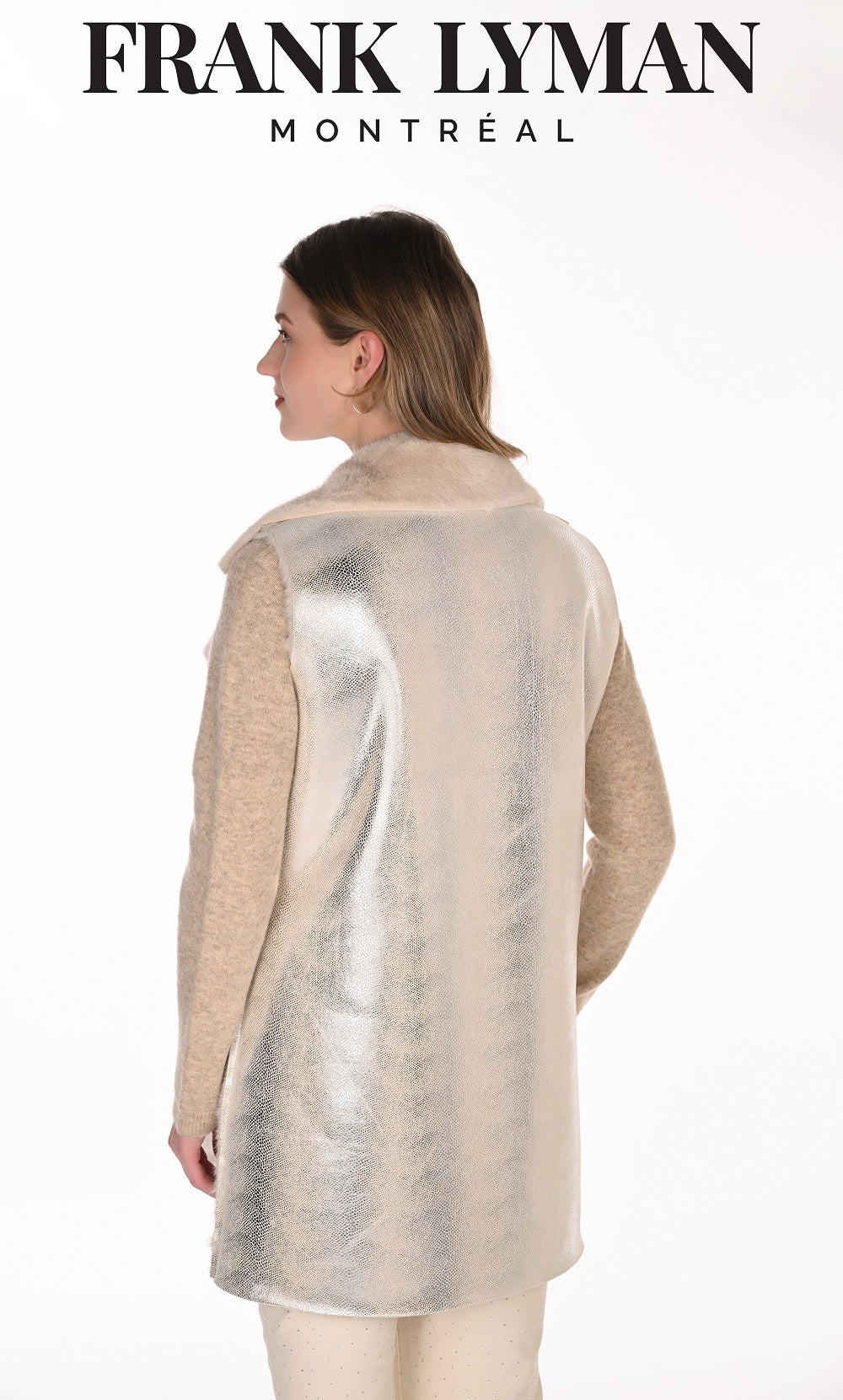 Frank Lyman - 263104 - Cream/Silver - Knit Jacket - New