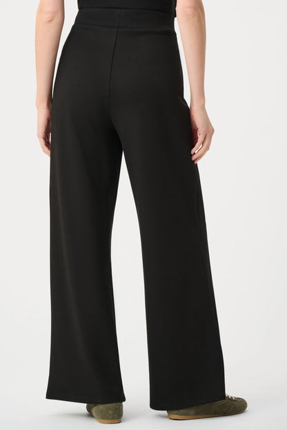 Joseph Ribkoff  - 263612 - Scuba Jersey Wide Leg Pull-On Pants - Sport - Black