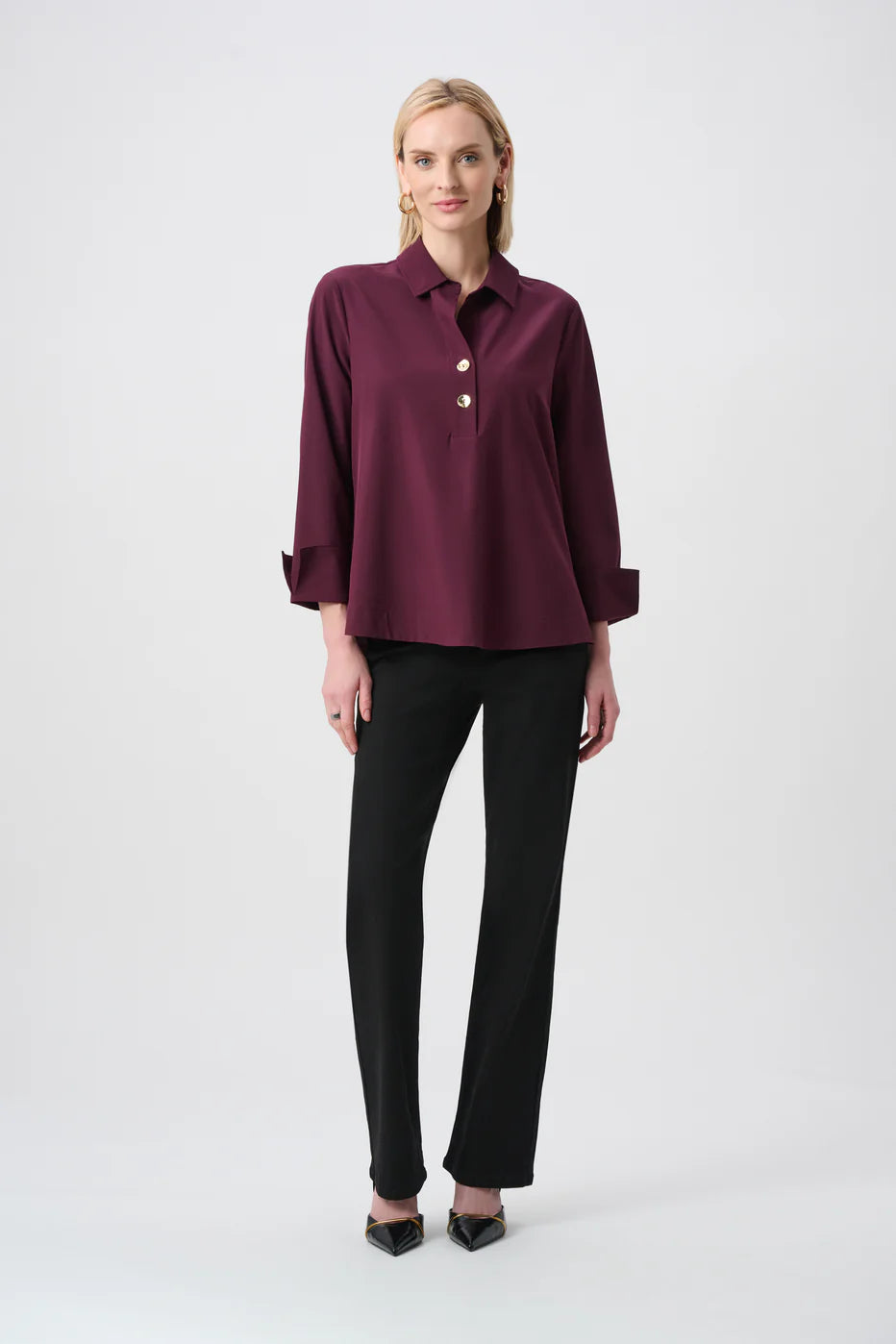 Joseph Ribkoff - 263928 - Blouse -  Elderberry - New