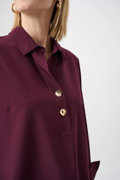 Joseph Ribkoff - 263928 - Blouse -  Elderberry - New