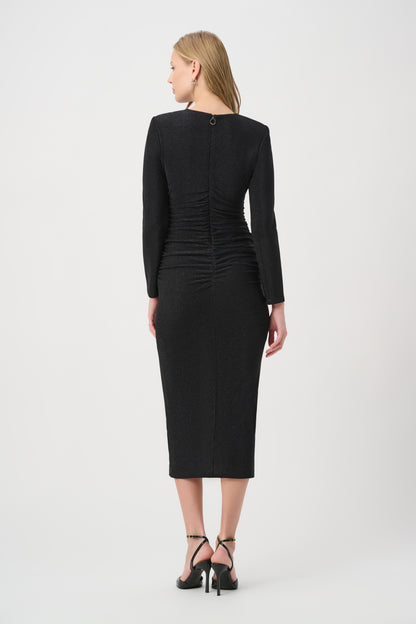 Joseph Ribkoff - 264161 - Sparkle Sheath Dress - Black - New