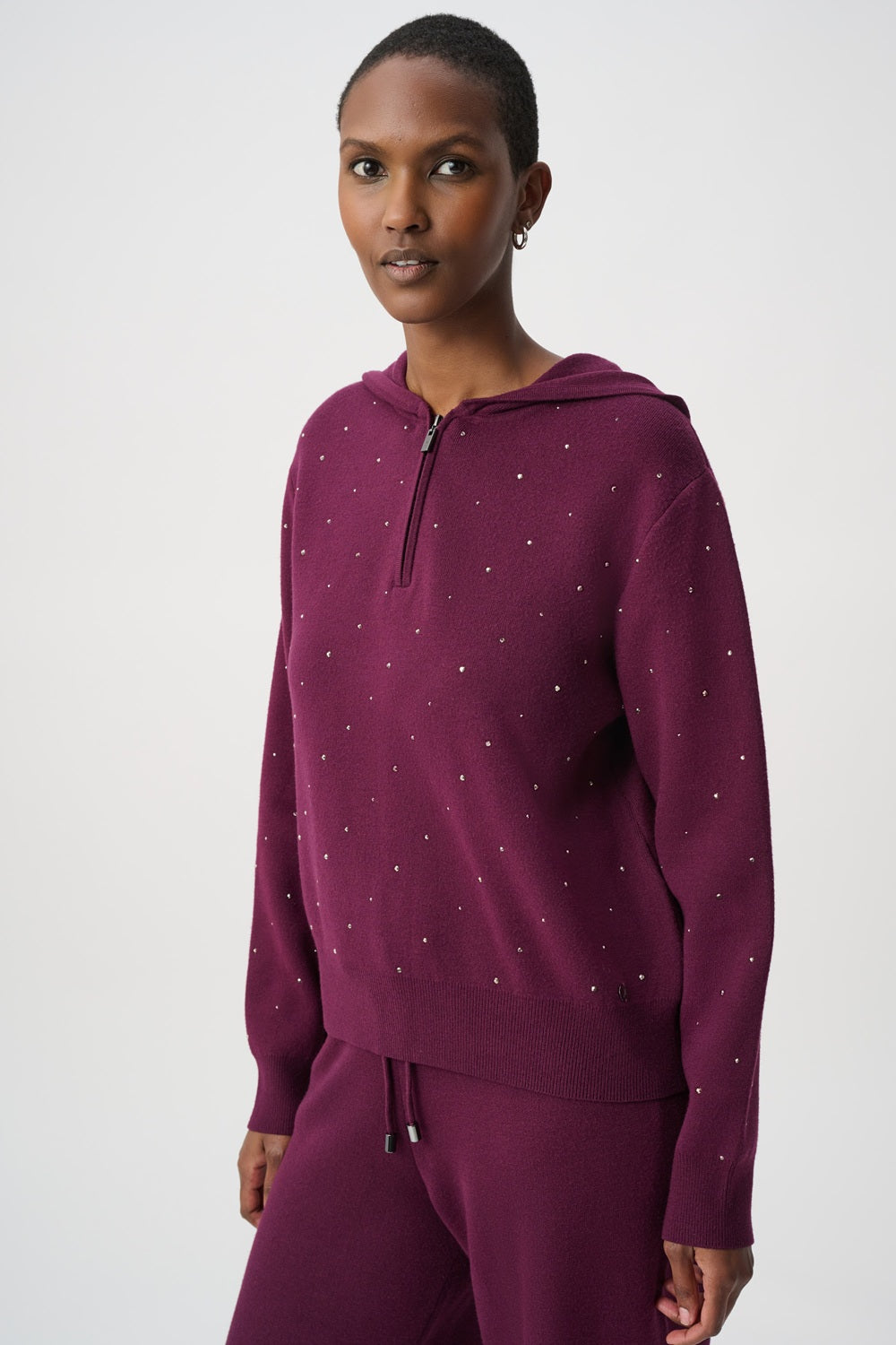 Joseph Ribkoff - 264618 -  Elderberry -Sport Sweater - New