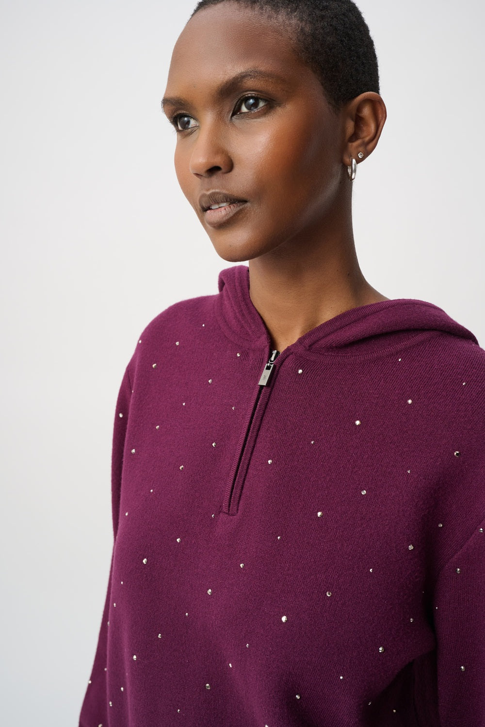 Joseph Ribkoff - 264618 -  Elderberry -Sport Sweater - New