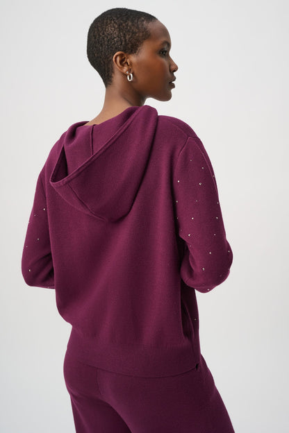 Joseph Ribkoff - 264618 -  Elderberry -Sport Sweater - New