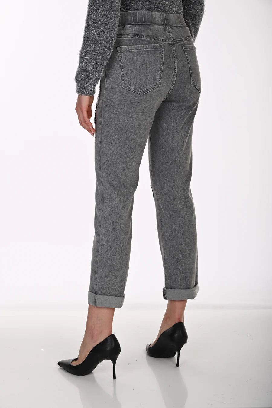 Frank Lyman - 264819 - Grey - Denim Pant - New