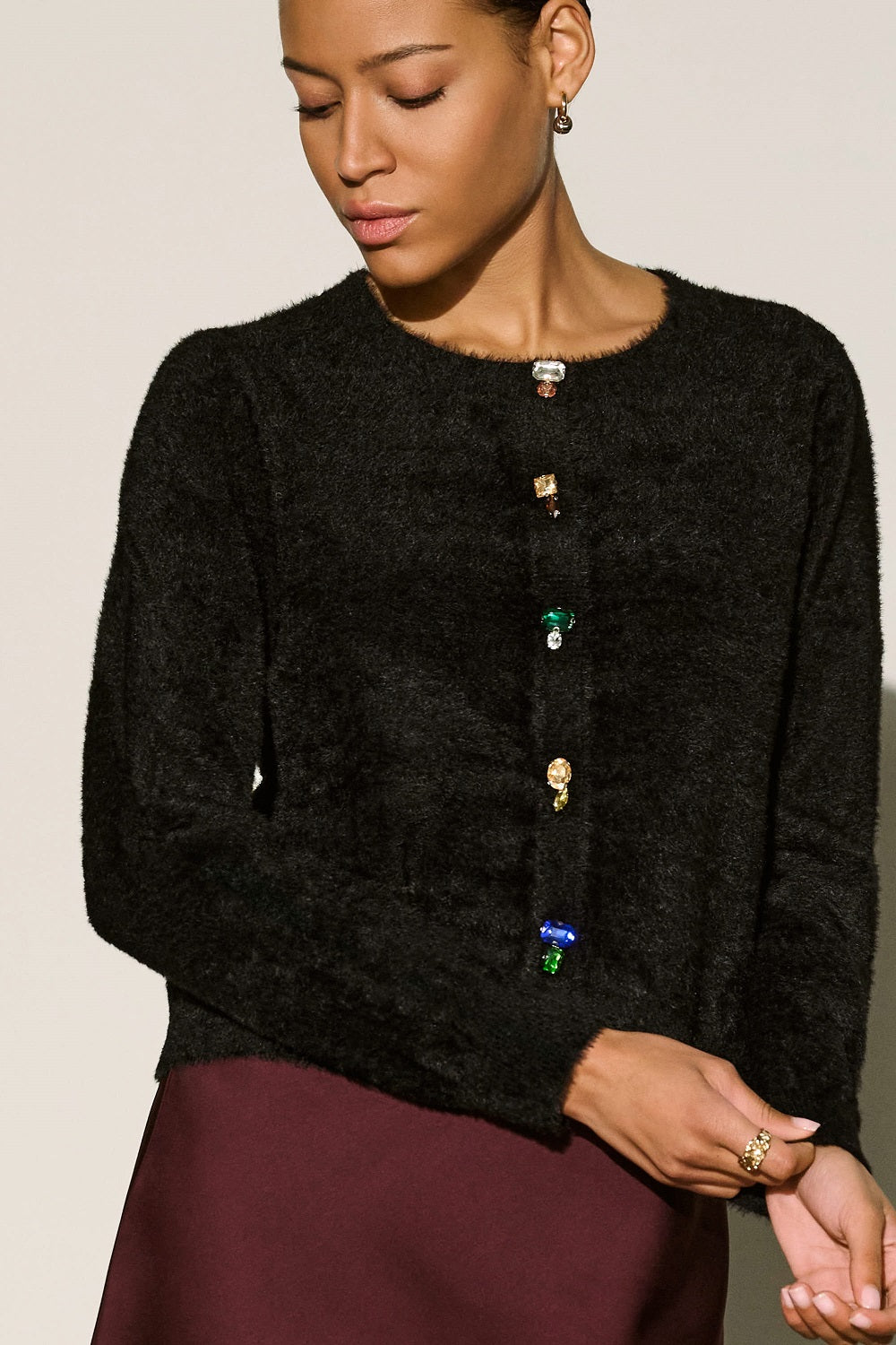 Joseph Ribkoff - 264924 - Black - Jeweled Cardigan - New