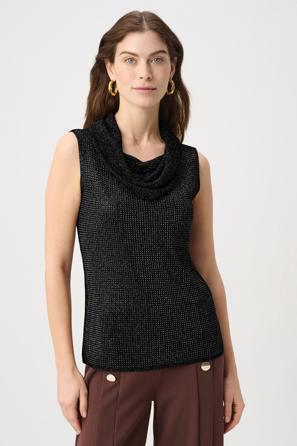 Joseph Ribkoff - 264929 - Black - Cowl Neck Top - New