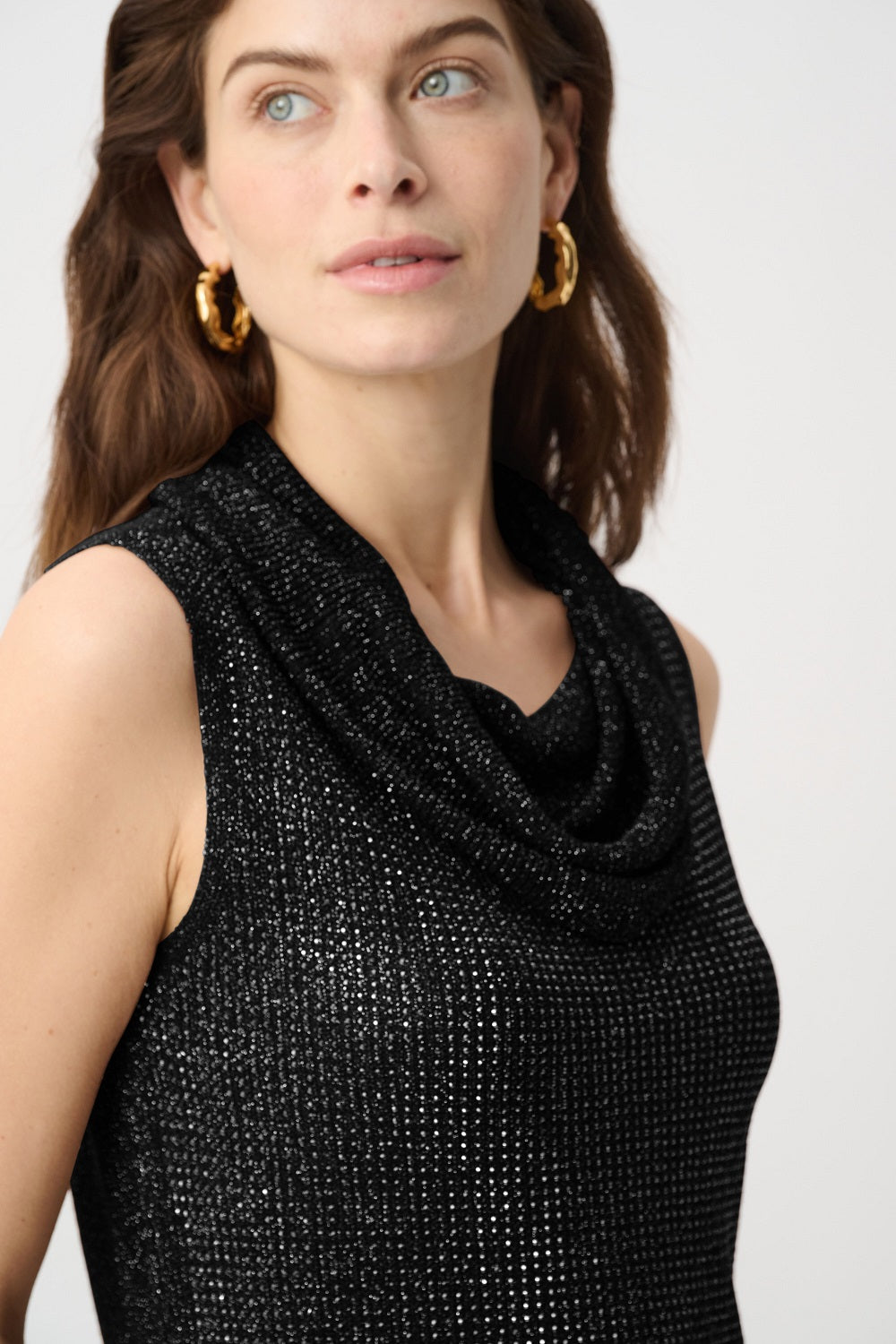 Joseph Ribkoff - 264929 - Black - Cowl Neck Top - New