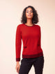Alison Sheri - A48060 - Red - Sweater - New