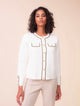 Alison Sheri - A48035 - Cardigan - Off White - New