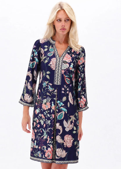 K.Design - D604 - P178 - Floral Print - Dress - New