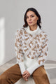 Micha - 183128 - 48405 - Sweater -  Off White / Tan - New
