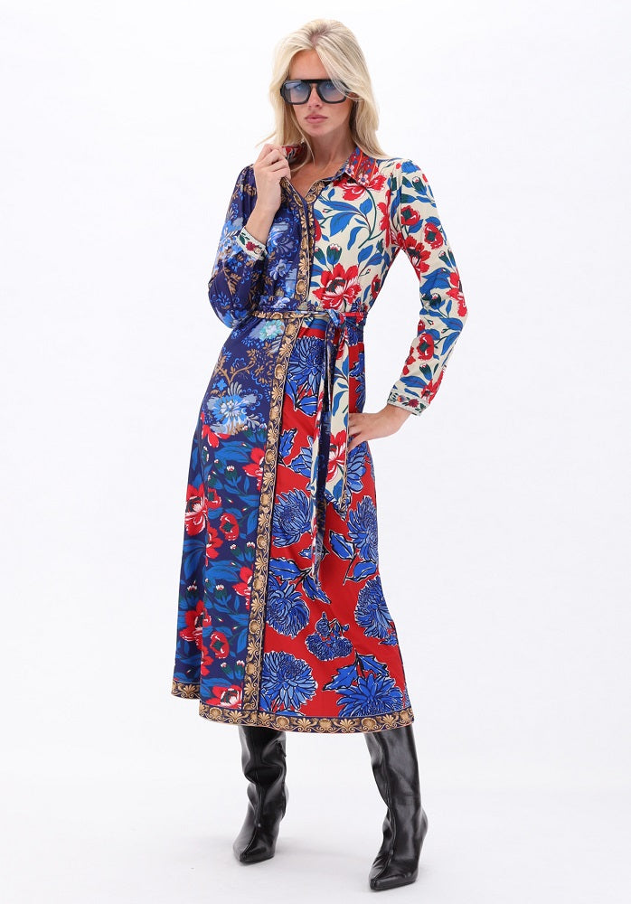 K.Design - D600 - Maxi Dress - Floral Print - New