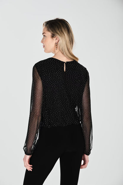 Frank Lyman - 264278 - Black/Silver - Top - New