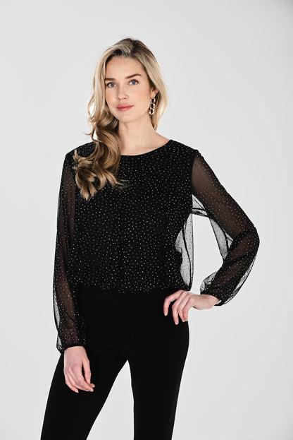 Frank Lyman - 264278 - Black/Silver - Top - New