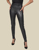 Frank Lyman - 213684 - Pleather Legging - Black - New