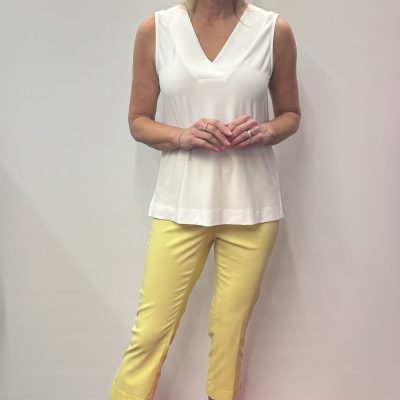 Ficelle - Crop Pant - Yellow