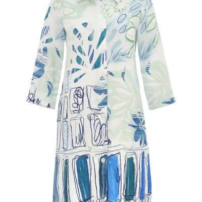 Dolcezza - 25775 - Linen, Shirt Dress - 70% Off