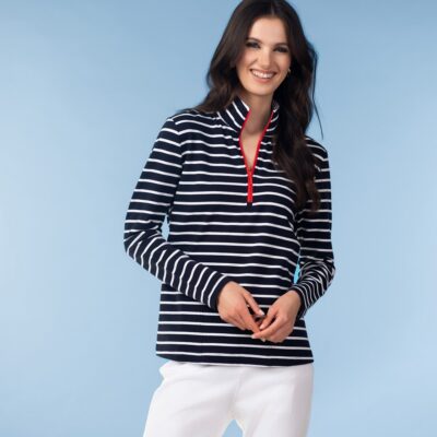 Alison Sheri - A47462 - Zip Sweater - New