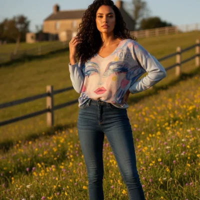 Frank Lyman - 266598 - Knit Top - New